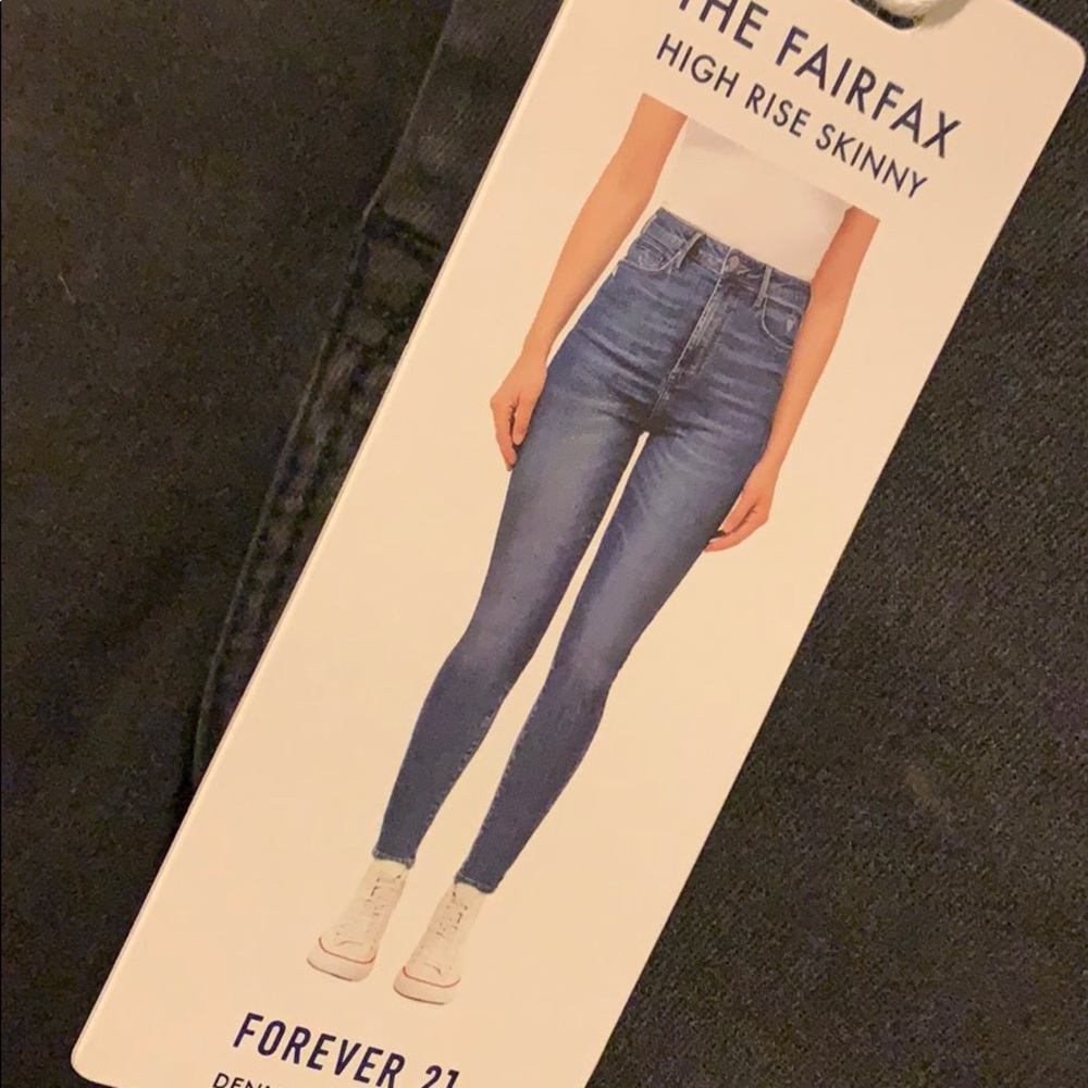Super Skinny High Rise Denim
